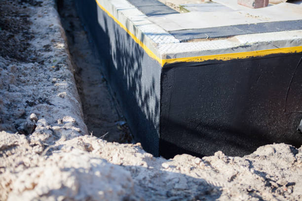 Professional Crawl Space Encapsulation technician working in Ingalls, IN